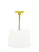 Превью Резинка с алмазной крошкой (диск 12х2 мм, желтый, мелкий)  №2