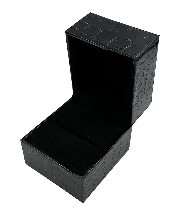 Футляр 60*60*60 под Кольца, Чикаго, кроко черный №1