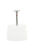 Превью Резинка с алмазной крошкой (линза 12х3 мм, серый, средний)  №2