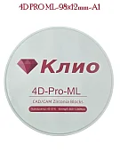 Превью Циркониевый блок 4D PRO ML-98х12mm-A1 №1