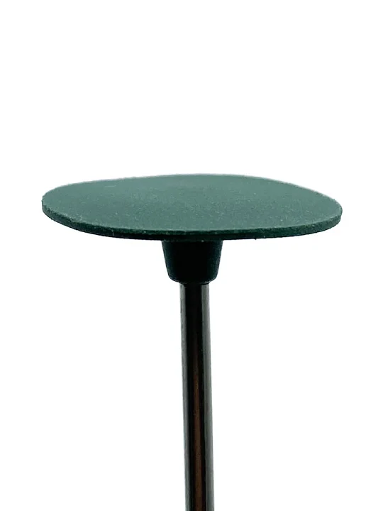 Полир зеленый диск 23x0.5 с держ.