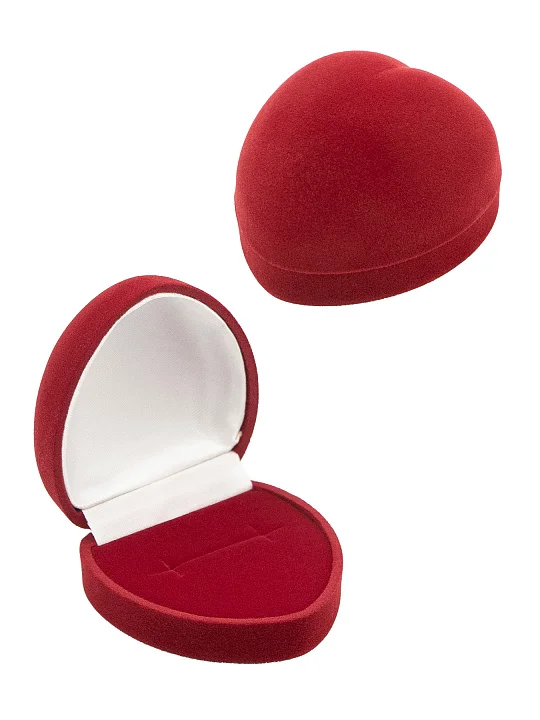 ФУ-41 футляр "сердце", бордовый №1