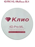 Превью Циркониевый блок 4D PRO ML-98х16mm-BL4 №1