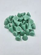 Превью Наполнитель для галтовки 600 пластик зеленый конус 10х10 мм №2