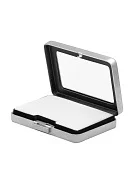 Превью Металлическая прямоугольная коробка, 80*55мм, серебристый №6