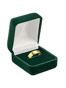 Превью ФУ-57С футляр под кольцо/серьги, зеленый №4