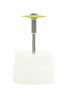 Превью Резинка с алмазной крошкой (линза 19х3 мм, желтый, мелкий)  №2