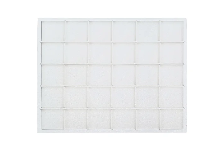 Планшет "квадраты" 24*31 белый кож. зам.