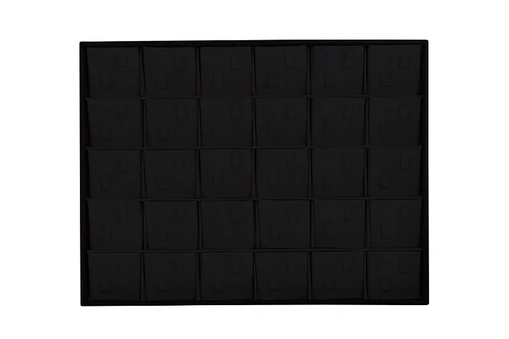 Планшет 31х24  под обручальные кольца черный к.з