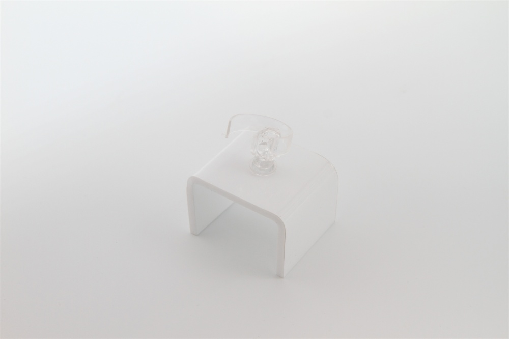 картинка Подставка 35х35х25 под Кольца П-образная пластик бел. от Клио