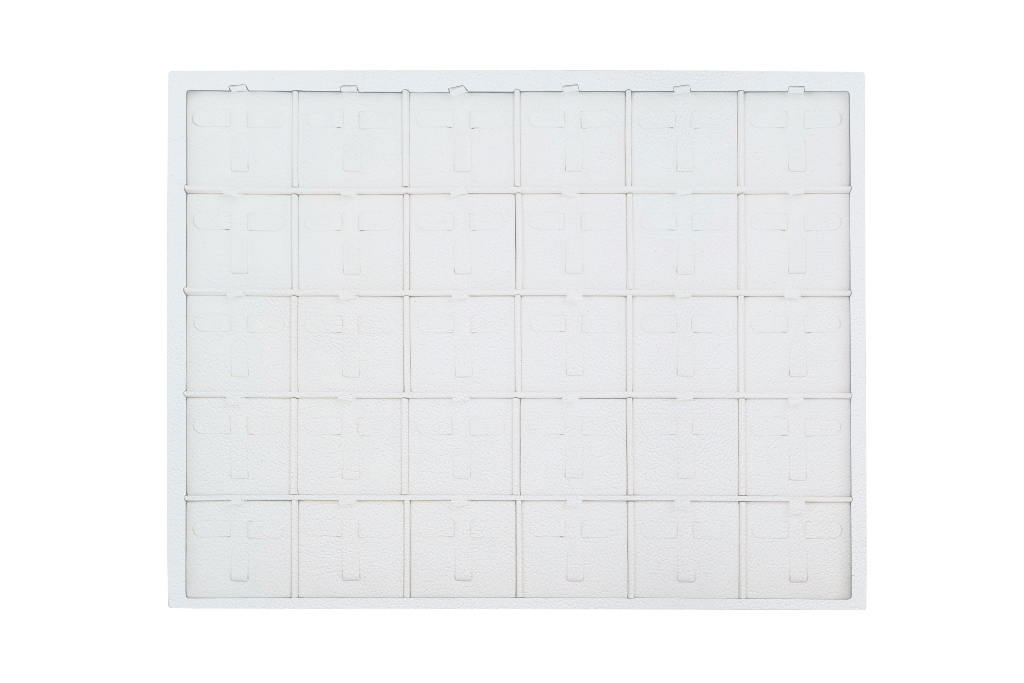 картинка Планшет "квадраты" под комплект 31*24 белый кож.зам от Клио