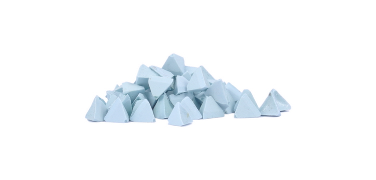 картинка Наполнитель пластик Р 10 PА, голубой пирамида, LM от Клио