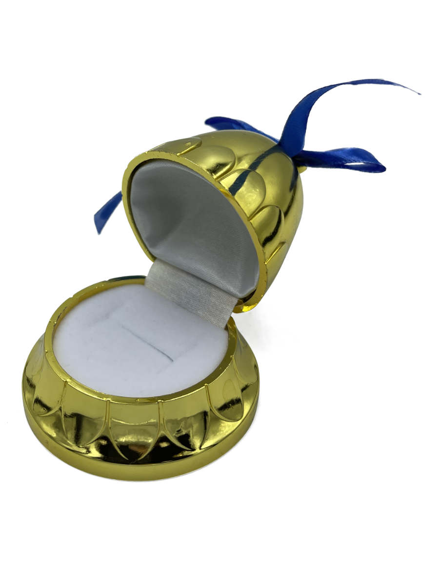 картинка ХВ-2 футляр "колокольчик"  золотистый пластик от Клио