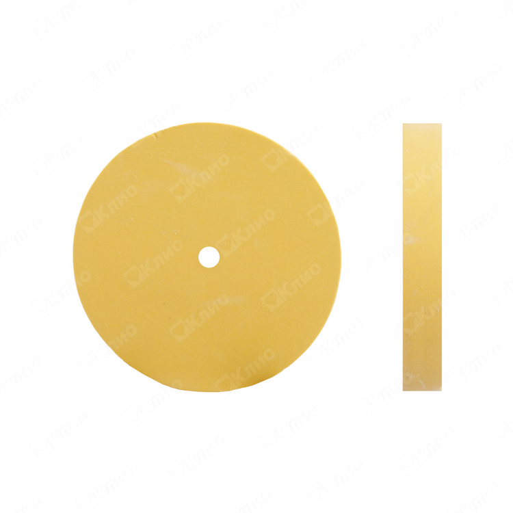 картинка Резинка силикон. желтая (диск) 22х4 мм от Клио