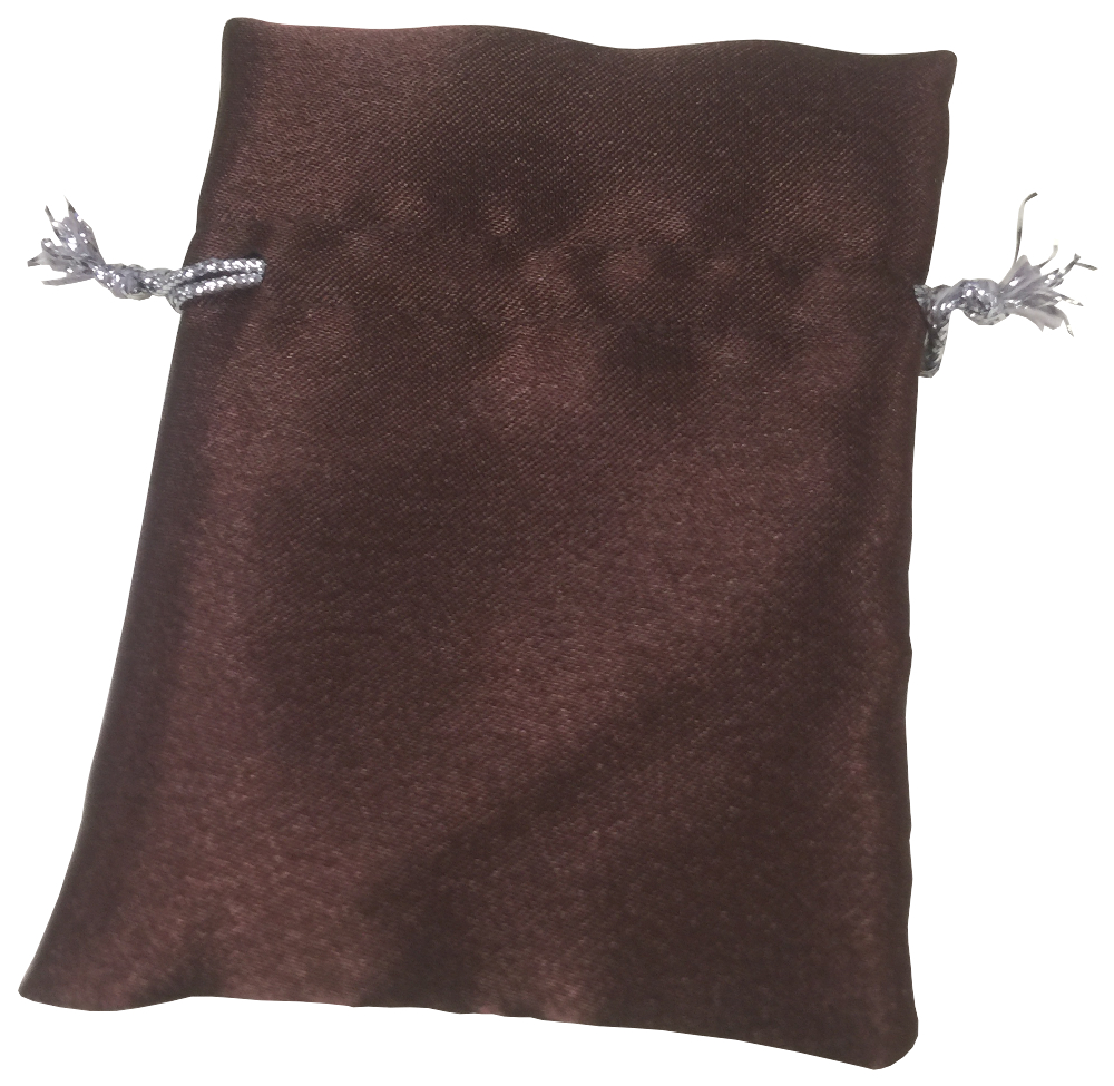 картинка Мешочек атласный, коричневый от Клио