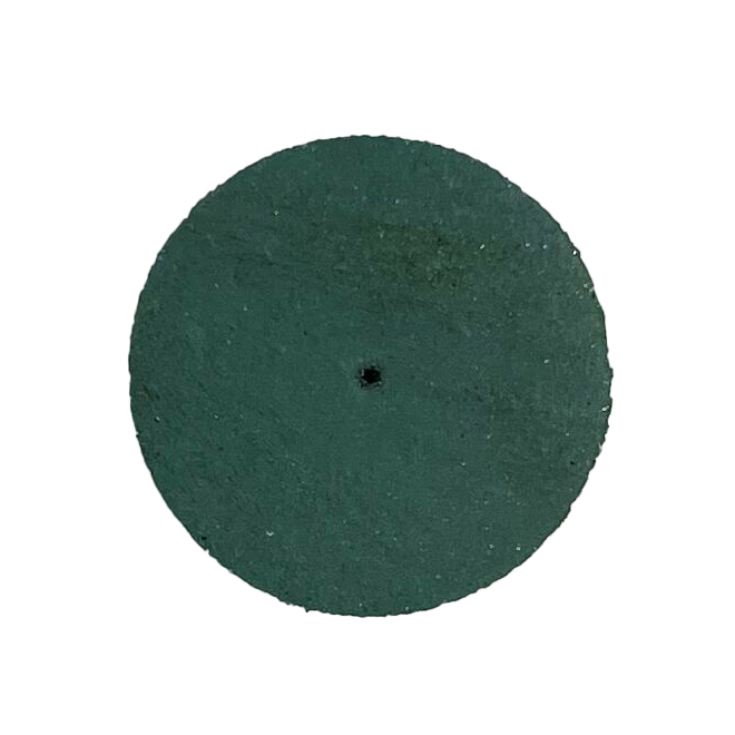 картинка Резинка силиконовая зеленая (диск) 22х3мм № 150 (грубая) от Клио