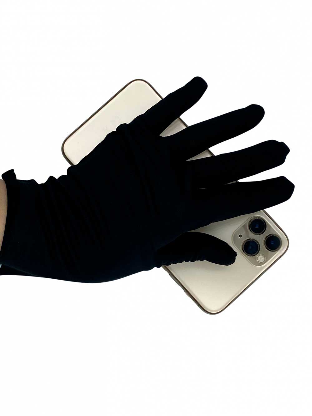 картинка Перчатки эластичные (для сенсорных экранов),черные,M от Клио