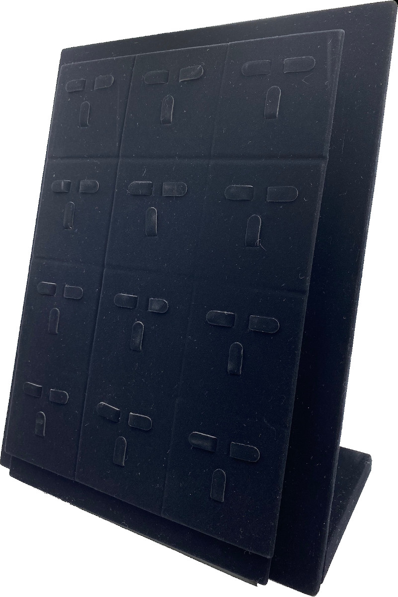 картинка Планшет под комплекты с ножкой 24*31 черный бархат от Клио