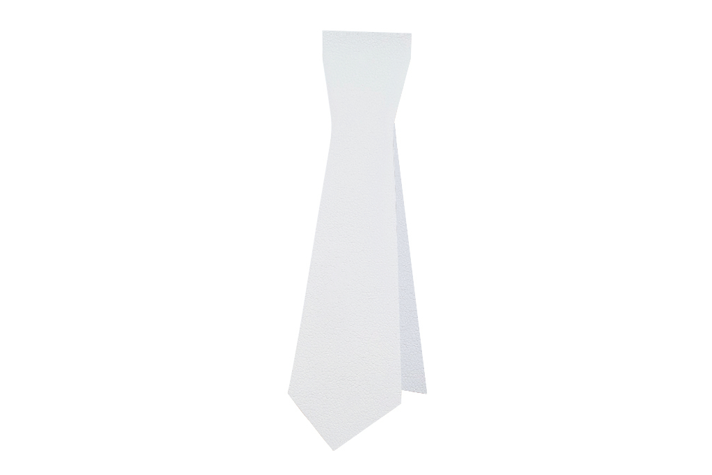 картинка Подставка "галстук" средняя  белый кож. зам. от Клио
