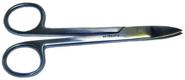картинка Ножницы по металлу изогнутые 12см от Клио