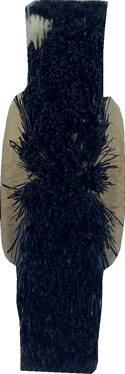 картинка Щетка с деревянной сердцевиной, 4 ряда,80мм, черная от Клио