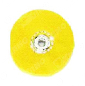 картинка Круг муслиновый (желтый) 25мм от Клио