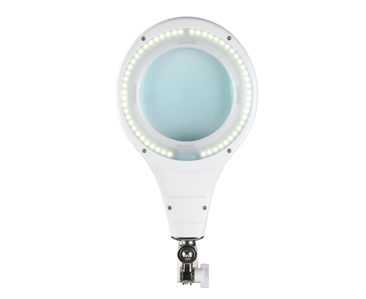 картинка Лампа с лупой 5х, на струбцине, LED от Клио