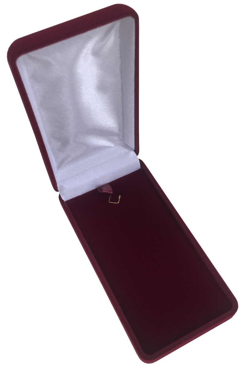 картинка ФУ-18 футляр под серьги/кулон, бордо от Клио
