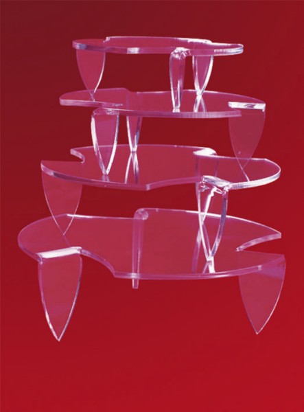 картинка Набор подставок "круг" пластик прозрачный от Клио