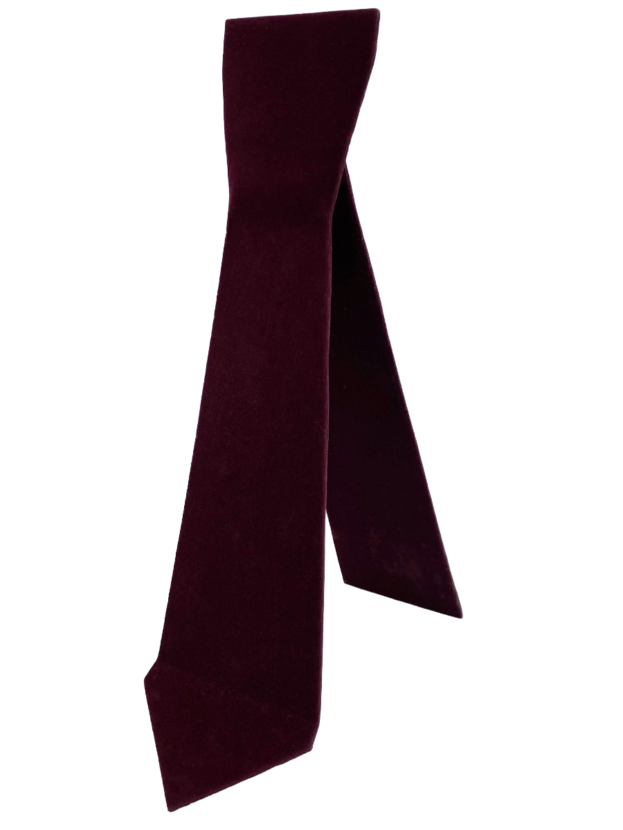 картинка Подставка "галстук" средняя  бордо бархат от Клио