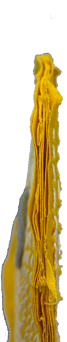 картинка Круг муслиновый желтый 150 мм 6х10 с острой кромкой от Клио