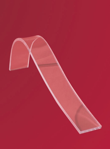 картинка Подставка горка под браслет изогнутая пластик прозрачн от Клио