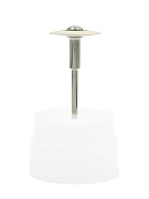 Превью Резинка с алмазной крошкой (линза 19х3 мм, белый, очень мелкий)  №2