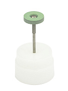 Превью Абразивный камень с алмазной крошкой для полировки циркона, с держ., диск, ф=17х3,5 мм №1