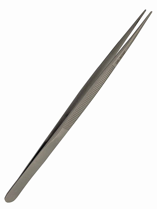 Пинцет с желобком Inox, М ( Индия) №1