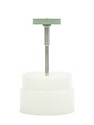 Превью Абразивный камень с алмазной крошкой для полировки циркона, с держ., диск, ф=17х3,5 мм №2