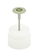 Превью Резинка с алмазной крошкой (линза 19х3 мм, серый, средний)  №1