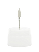 Превью Резинка с алмазной крошкой (конус 4,2х12 мм, белый, очень мелкий)  №2