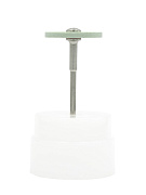 Превью Абразивный камень с алмазной крошкой для полировки циркона, с держ., диск, ф=22х2 мм №2