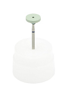 Превью Абразивный камень с алмазной крошкой для полировки циркона, с держ., ф=13х2 мм №1