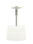 Превью Резинка с алмазной крошкой (линза 19х3 мм, серый, средний)  №2