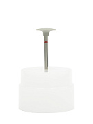 Превью Резинка с алмазной крошкой (линза 12х3 мм, серый, средний)  №2